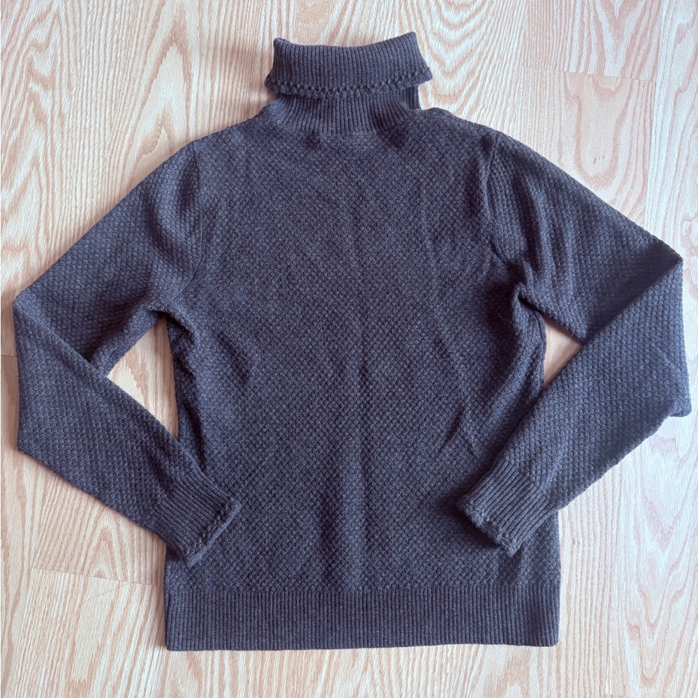 Brooks Brothers women’s brown cashmere turtleneck sweater Size M